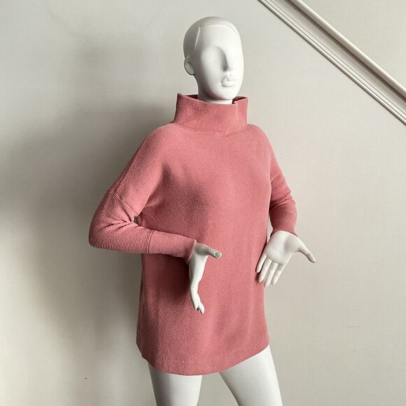 Free People Pink Ottoman Slouchy Pull Over Tunic S - Picture 11 of 13